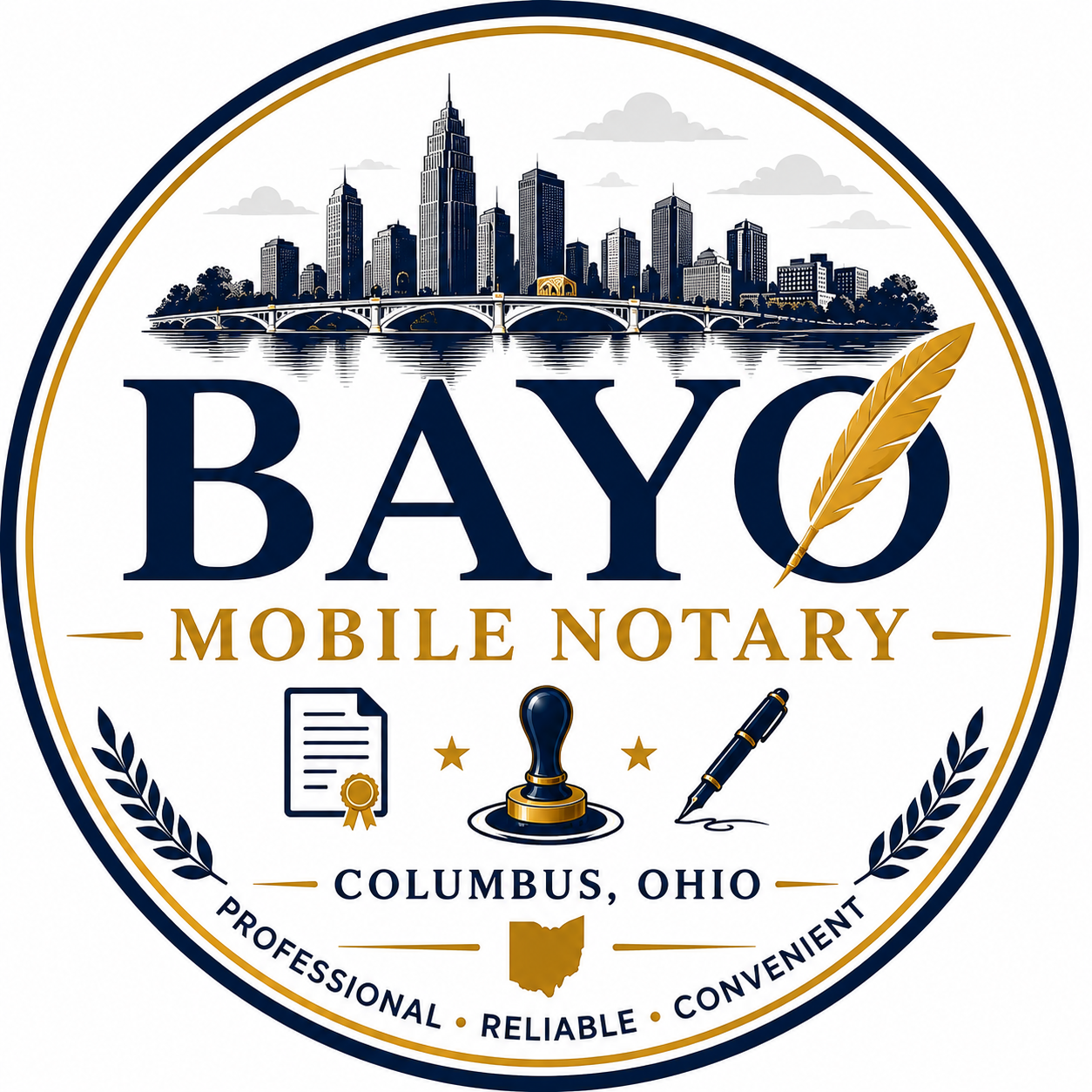 Bayo Mobile Notary logo